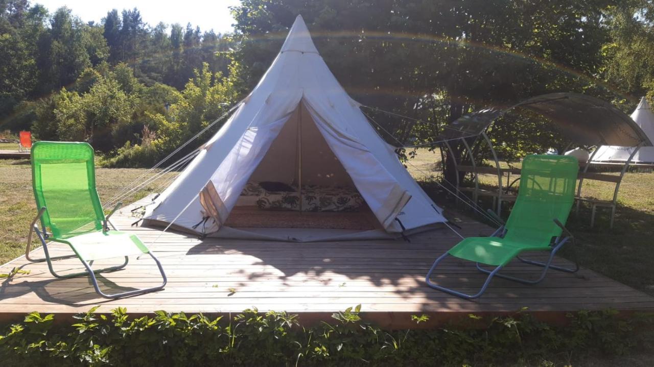 Hotel Glamping Fluffy Horns - Glempings Pukainie Ragi Plieņciems Exterior foto