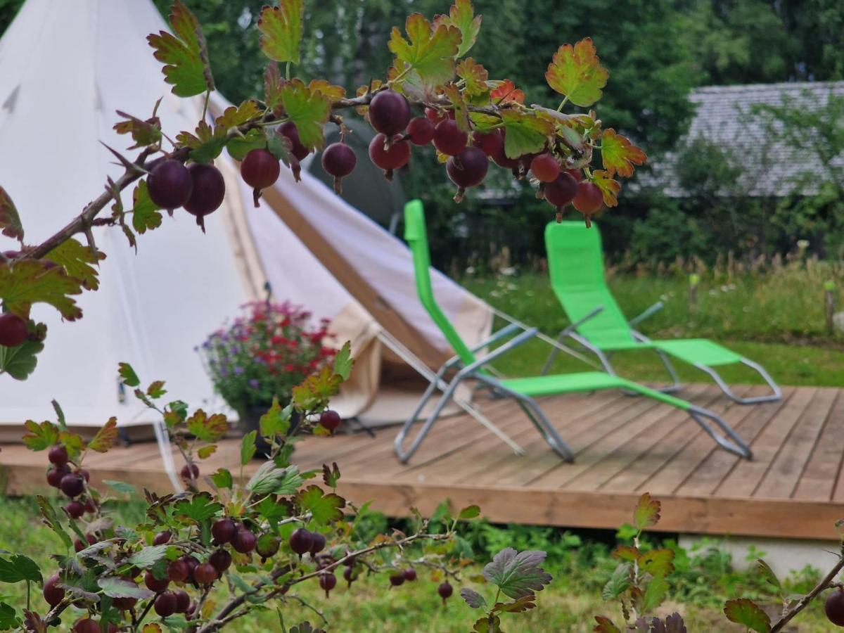 Hotel Glamping Fluffy Horns - Glempings Pukainie Ragi Plieņciems Exterior foto