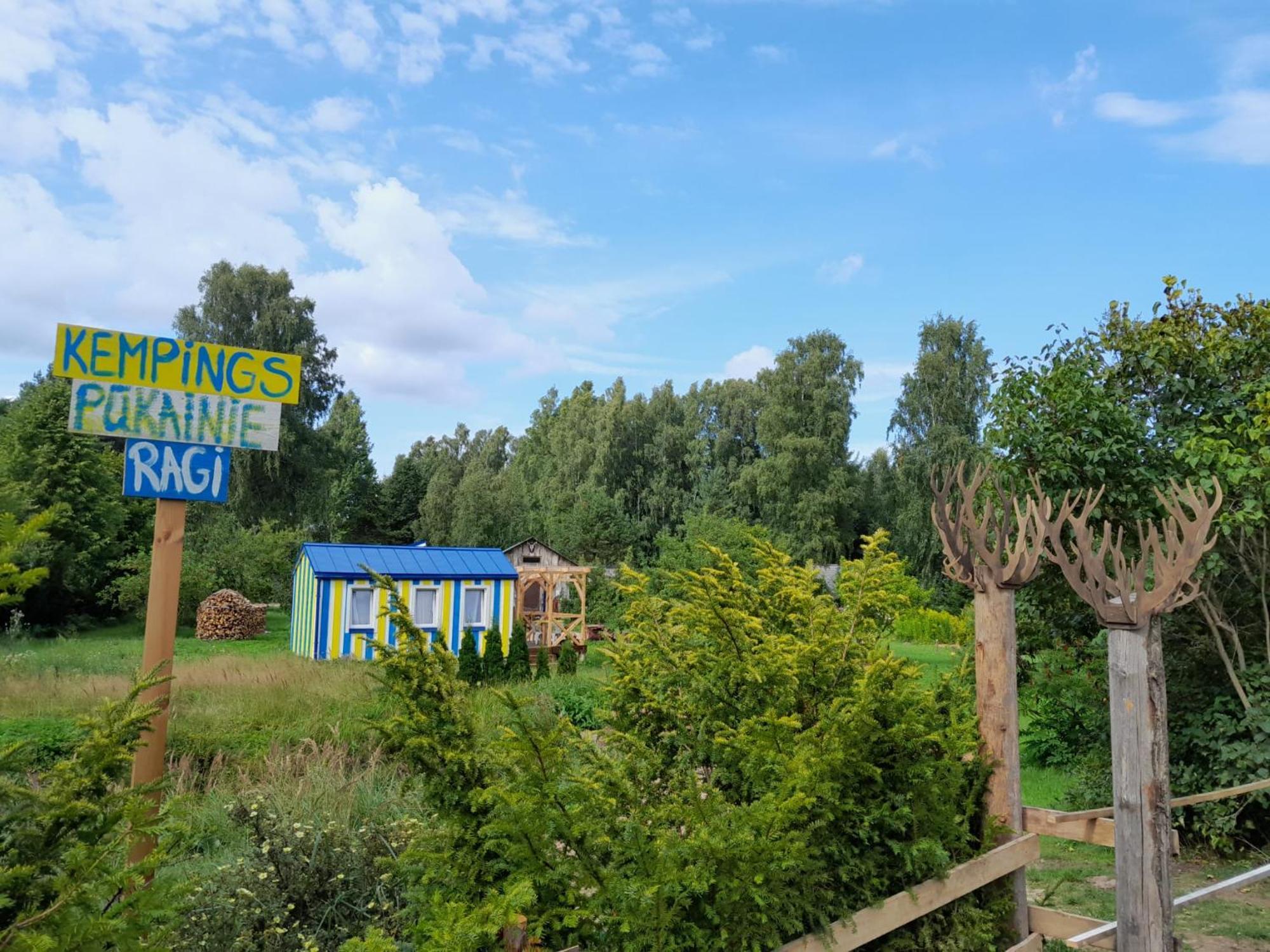 Hotel Glamping Fluffy Horns - Glempings Pukainie Ragi Plieņciems Exterior foto