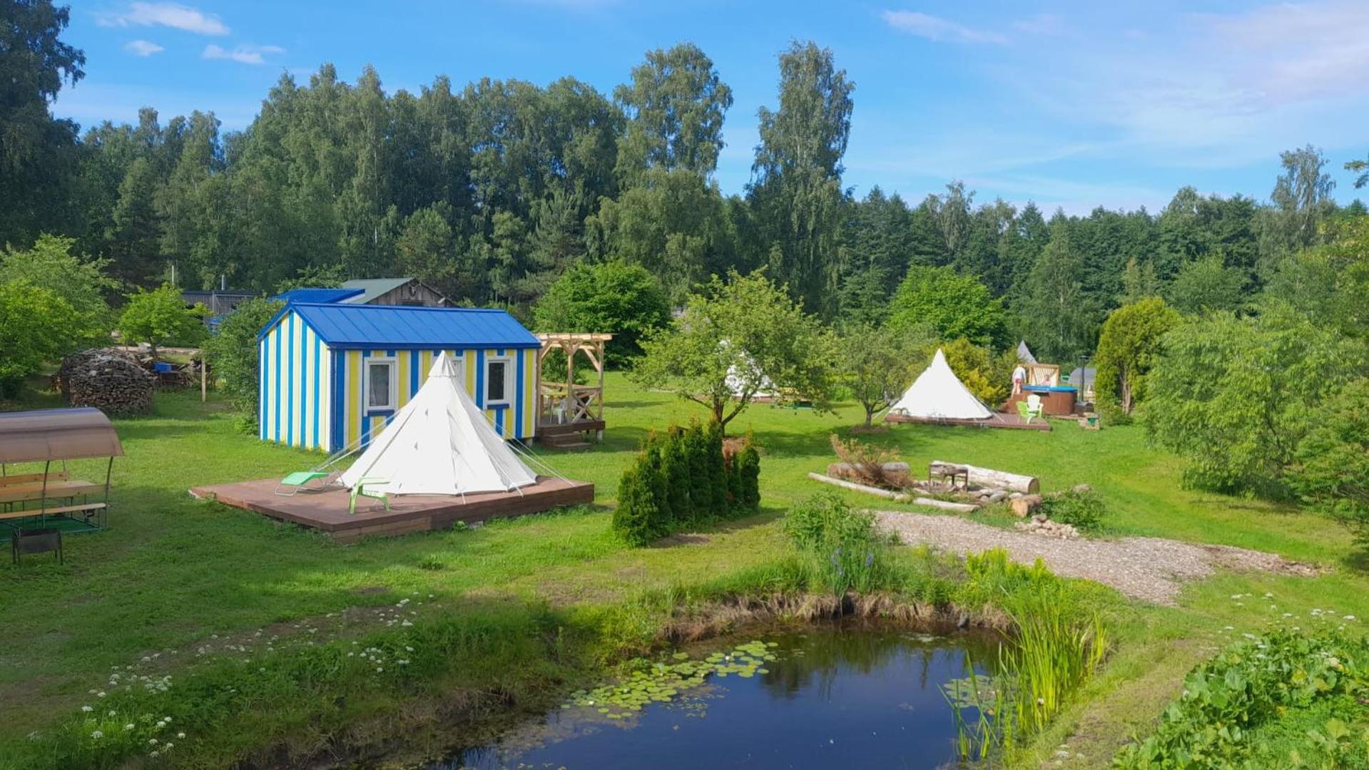 Hotel Glamping Fluffy Horns - Glempings Pukainie Ragi Plieņciems Exterior foto
