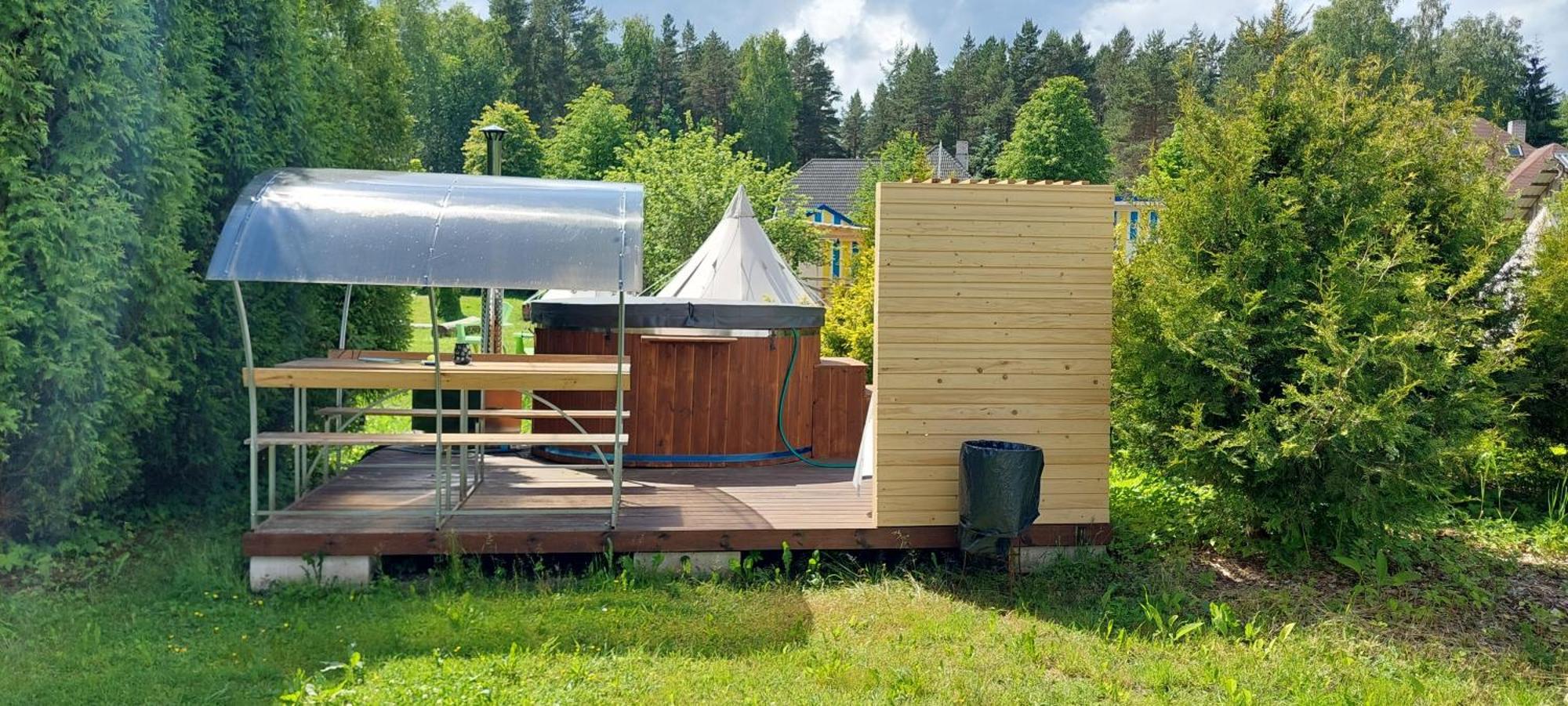 Hotel Glamping Fluffy Horns - Glempings Pukainie Ragi Plieņciems Exterior foto