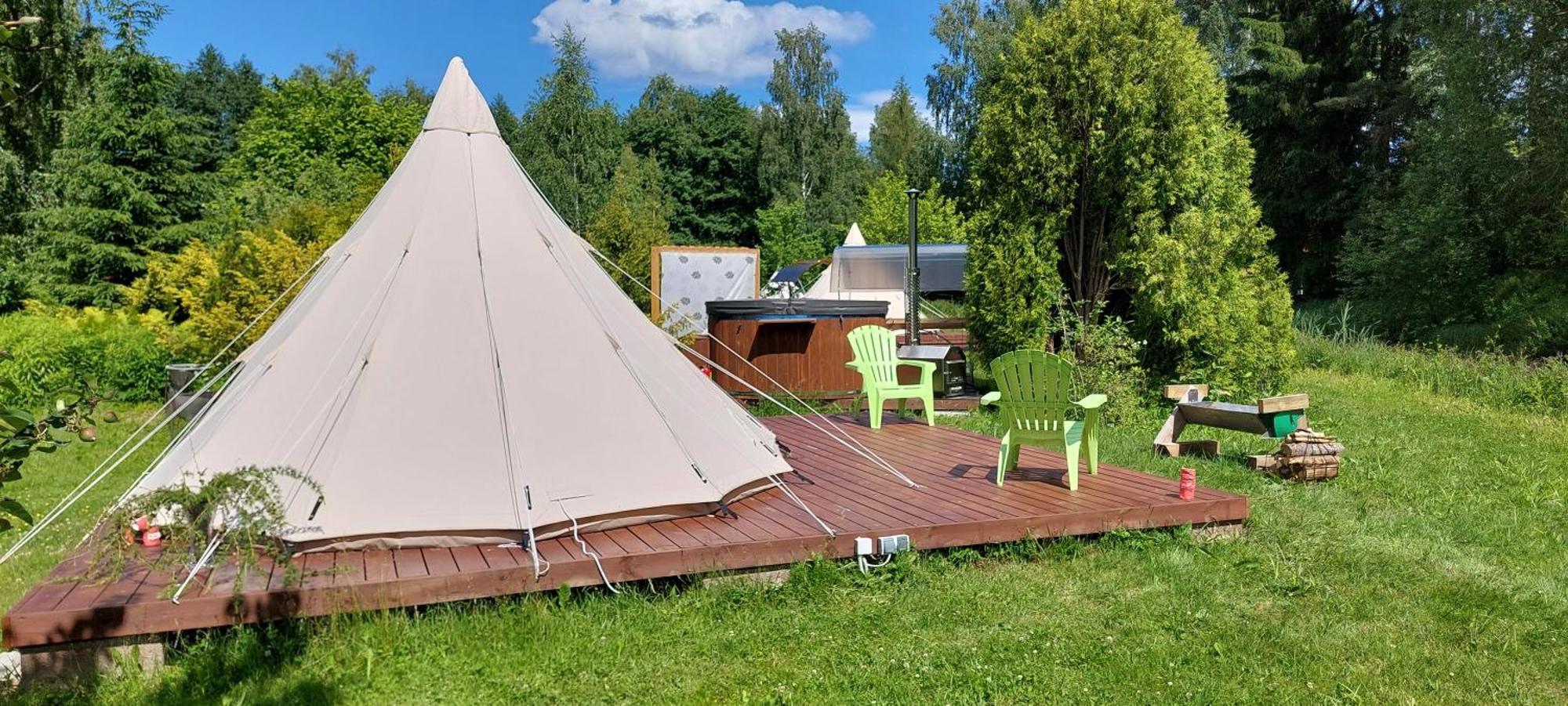 Hotel Glamping Fluffy Horns - Glempings Pukainie Ragi Plieņciems Exterior foto